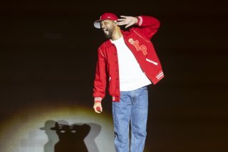 Will Smith a fait le show mercredi soir devant un public conquis d'avance à Paléo. KEYSTONE/CYRIL ZINGARO